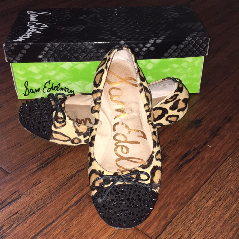 Sam Edelman Leopard Flats